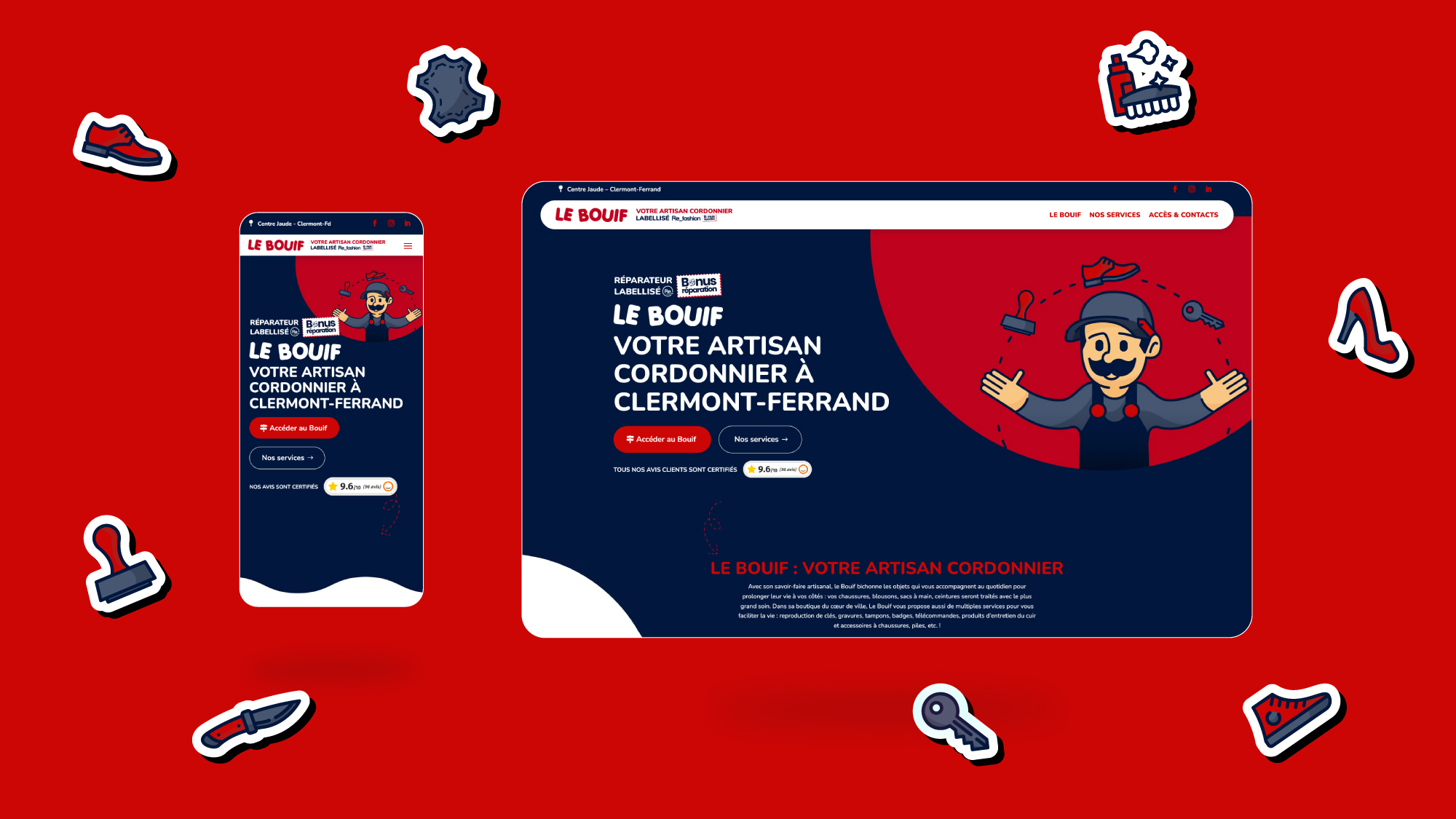 Agence web digital clermont ferrand le dupplex auvergne client LeBouif02