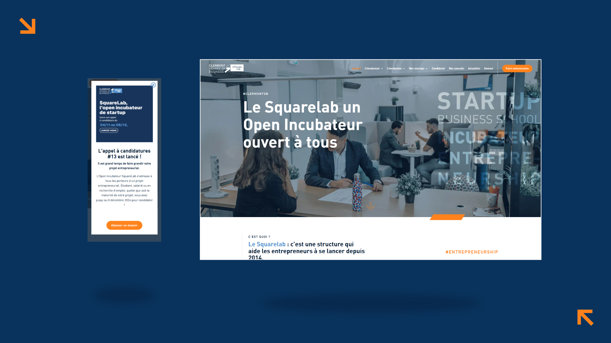 Agence web digital clermont ferrand le dupplex auvergne client SquareLab02