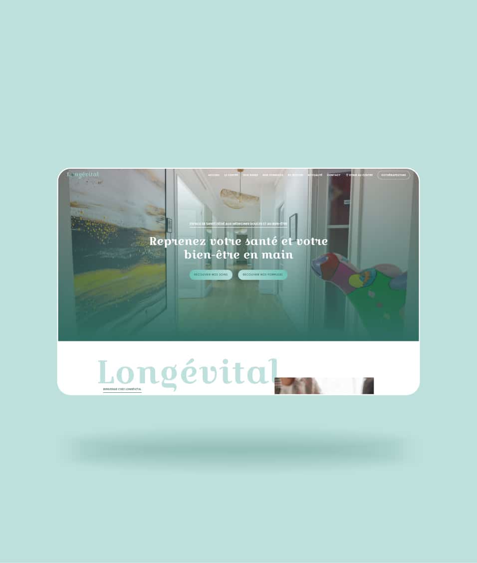 Agence web digital clermont ferrand le dupplex auvergne client longevital03