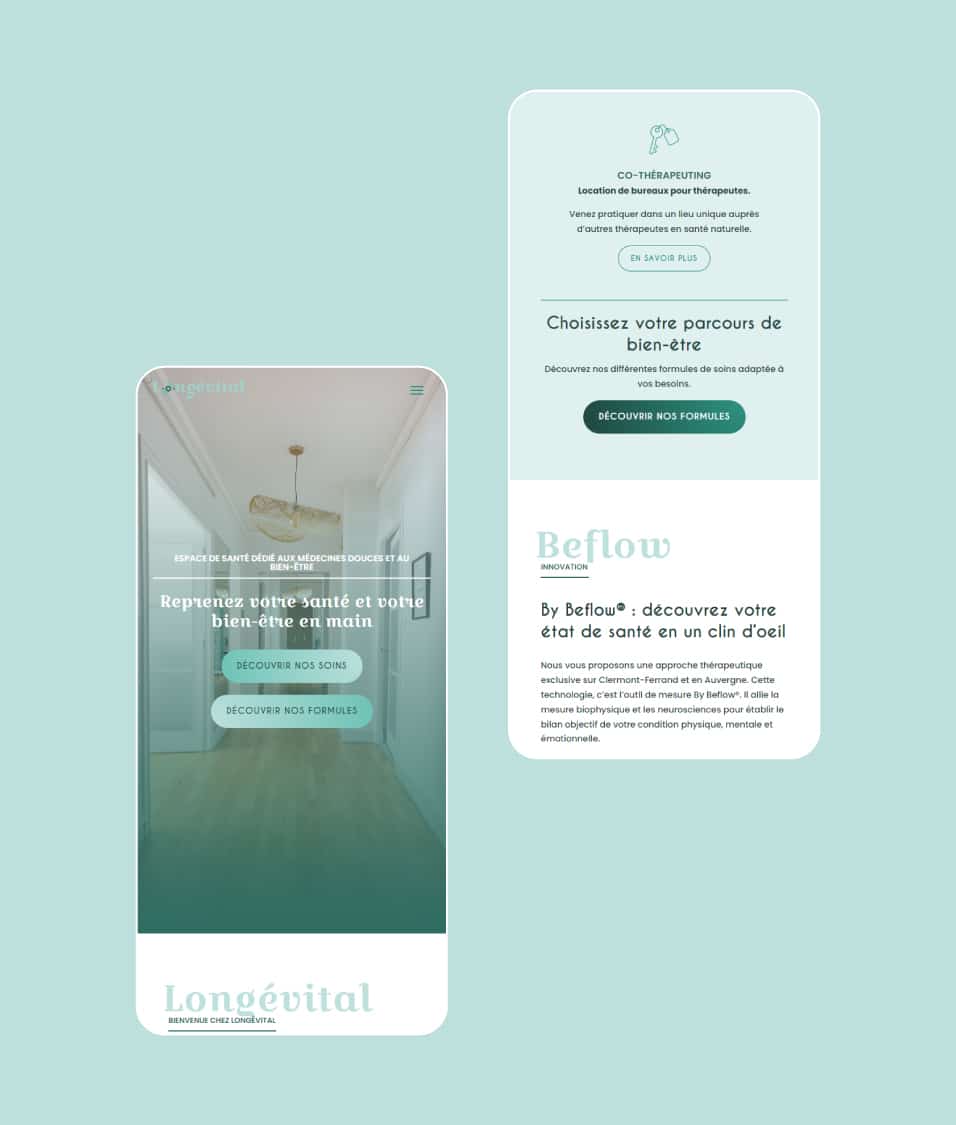 Agence web digital clermont ferrand le dupplex auvergne client longevital05