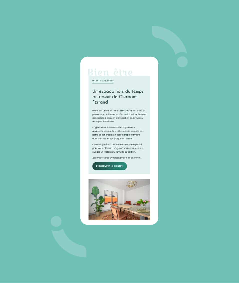 Agence web digital clermont ferrand le dupplex auvergne client longevital06