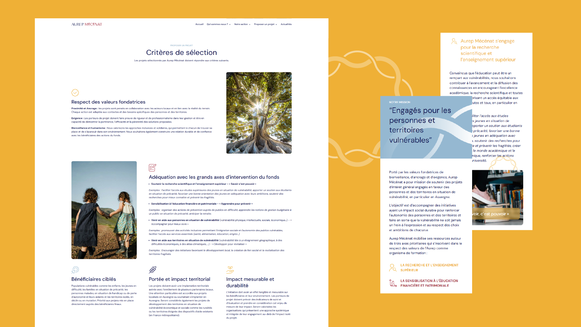 Agence web digital clermont ferrand le dupplex auvergne AUREP Mecenat 6